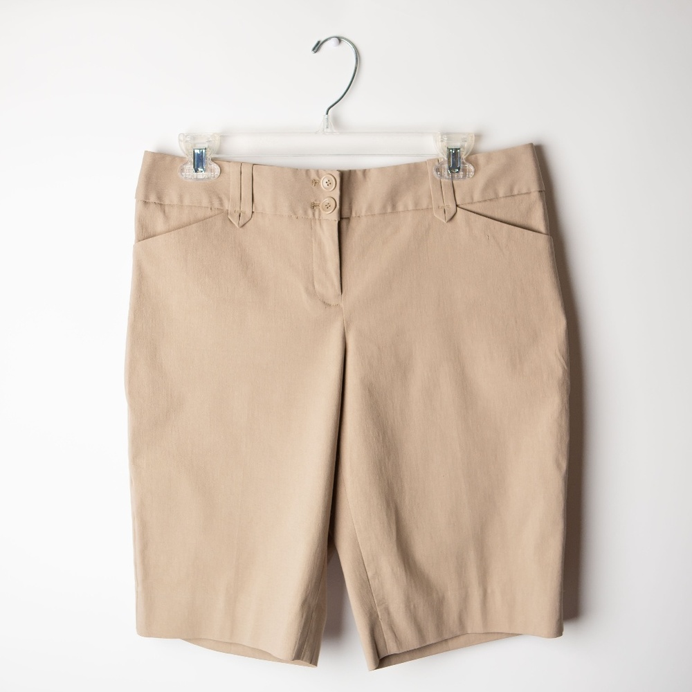 The Limited Exact Stretch Shorts | Khaki